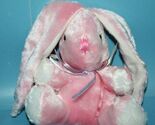 Dan Dee Easter Bunny Rabbit 5" Pink Plush Fold Down Floppy Long Ears Stu... - $10.73