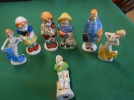 Great Collection Of 6 Occupied Japan Figurines 1 Free Japan Figure - £51.90 GBP