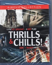 THRILLS &amp; CHILLS (blu-ray) *NEW* Pet Sematary, Quiet Place, Crawl, Overlord - £19.95 GBP