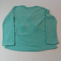 PJ Couture RN#67618 Round Neck Women's Green Sleepwear Shirt Long Sleeve Size M image 2