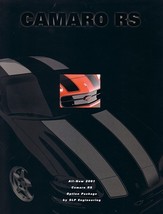 2001 Chevrolet SLP CAMARO RS sales brochure sheet Chevy - $8.00