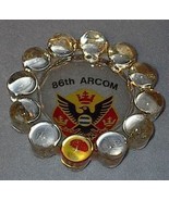 86th Arcom Unit US Army Fancy Glass Ash Tray - $13.60 CAD