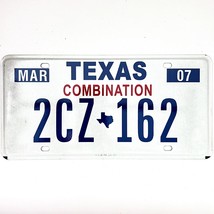 2007 United States Texas Combination Truck License Plate 2CZ 162 - $18.80