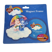 2004 CARE BEARS MAGNET PICTURE FRAME NEW SEALED 3&quot; x 3&quot; RETRO THROWBACK - $28.50