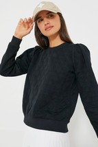 Tnuckernuck Sport Sweatshirt Black Puff Sleeve Campbell Pullover Size XS... - $44.54