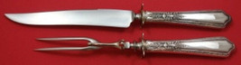 D&#39;Orleans by Towle Sterling Silver Roast Carving Set 2pc HHWS Heirloom - £204.35 GBP