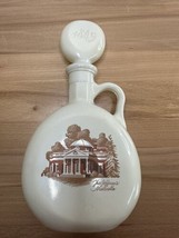 Vintage  Old Fitzgerald Flagship Decanter 1849 Thomas Jefferson Monticello - £11.99 GBP
