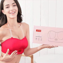 Electric Breast Massage Bra Wireless Breast Enhancement Instrument With Hot Comp - £22.36 GBP