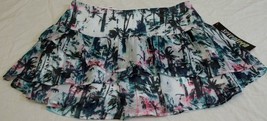 Women&#39;s Juniors Seventeen Skirt Sunshine Chic Size Large New W Tags Palm Trees - £12.18 GBP