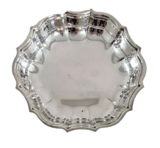 WM Rogers Silverplated Dish 5.5&quot; Ancestral Home MCM Original Label 73-19 - $21.94 CAD