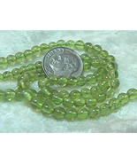 4mm Peridot Round Beads (10) TEN BEADS - $55.59 MXN