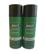 2 Pack of BRUT Classic 24 Hour Protection Deodorant Spray 10oz Each  - £30.96 GBP