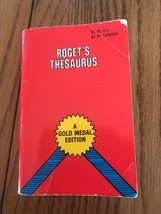Roget’s Thesaurus A Gold Medal Edition Paperback Ships N 24h - $355.79 MXN