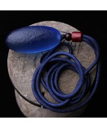 Meteorite pendant deep bue High-frequency original stone necklace lucky ... - €120,09 EUR