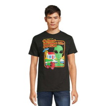 Humor Men&#39;s No Intelligent Life Alien Short Sleeve Graphic Tee Size S Black - $14.84