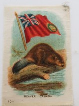 1910&#39;s Tobacco Beaver &amp; Flag of Canada # 10 in Series - $9.99