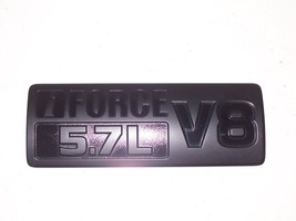 TOYOTA TUNDRA BLACK iFORCE 5.7L V8 FRONT DOOR EMBLEM OEM 269 - $11.88
