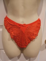 NWT  RED  LACEY THONG pantie  SMALL- SIZE 5 - $6.92