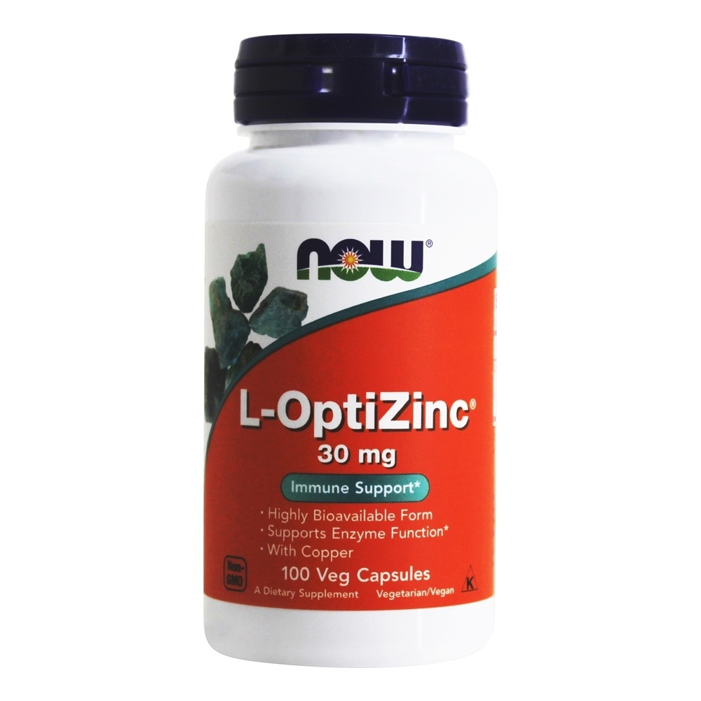NOW Foods Opti L-Zinc, 100 Capsules - $9.79
