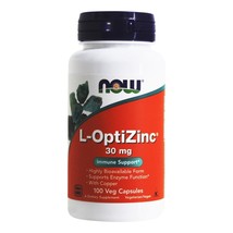 NOW Foods Opti L-Zinc, 100 Capsules - £7.80 GBP