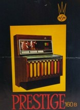 Prestige 160b Jukebox Flyer NSM Original Vintage 1971 Phonograph Music Foldout - £16.91 GBP