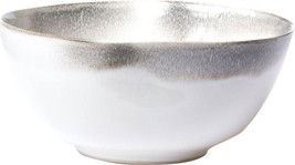 Bowl VIETRI AURORA Tuscan Italian Medium Ash Stoneware Ceramic Dishwasher Safe - £192.22 GBP