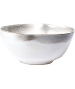 Bowl VIETRI AURORA Tuscan Italian Medium Ash Stoneware Ceramic Dishwashe... - £187.55 GBP