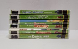 123 Sesame Street Children’s DVDs - Lot of 6 - Cookie Monster, Elmo, Others - £22.75 GBP