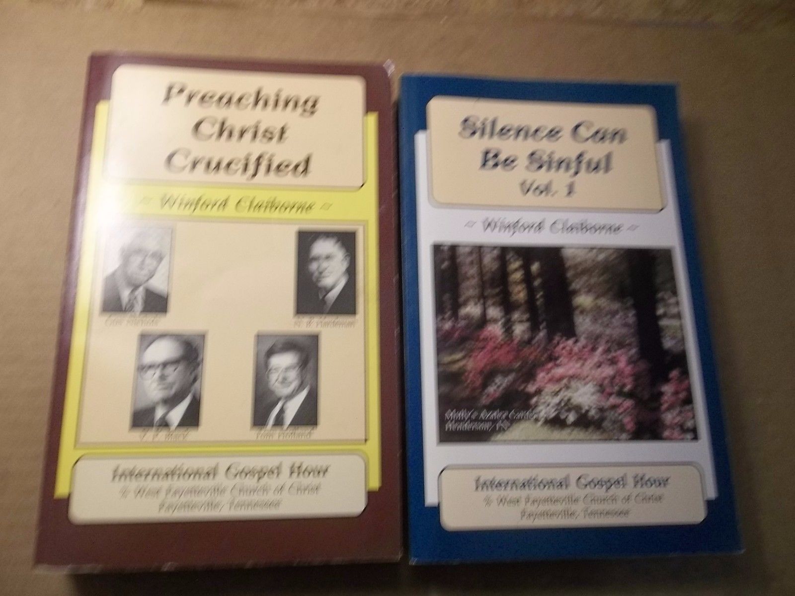 Preaching Christ Crucified &amp; Silence Can Be Sinful Vol. 1&amp;3 by Winford C... - $24.67