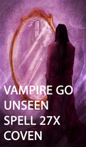 FULL COVEN 27X VAMPIRE'S SHIELD GO UNSEEN PROTECTED MAGICK W JEWELRY Witch  image 2