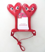 Red heart pet dog costume headwear antenna size M/L valentines day halloween - £3.91 GBP