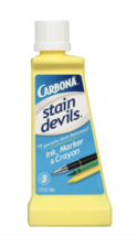 Carbona Stain Devils, #3 Ink, Marker &amp; Crayon Stain Remover, 1.7 Fl. Oz. Bottle - £4.58 GBP