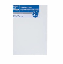 Necessities Value Pack Canvas, 2 Pack by Artist&#39;s Loft (9&quot; X 12&quot;) - $29.65