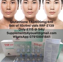 Glutathione Antioxidant TAD 600mg Skin Whitening and Brightening, Anti-w... - £14.91 GBP