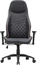Black And Pink Iohomes Suni Height Adjustable Ergonomic Gaming Chair - £225.79 GBP