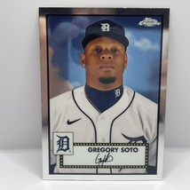 2021 Topps Chrome Platinum Anniversary Gregory Soto Base #390 Detroit Tigers - £1.54 GBP