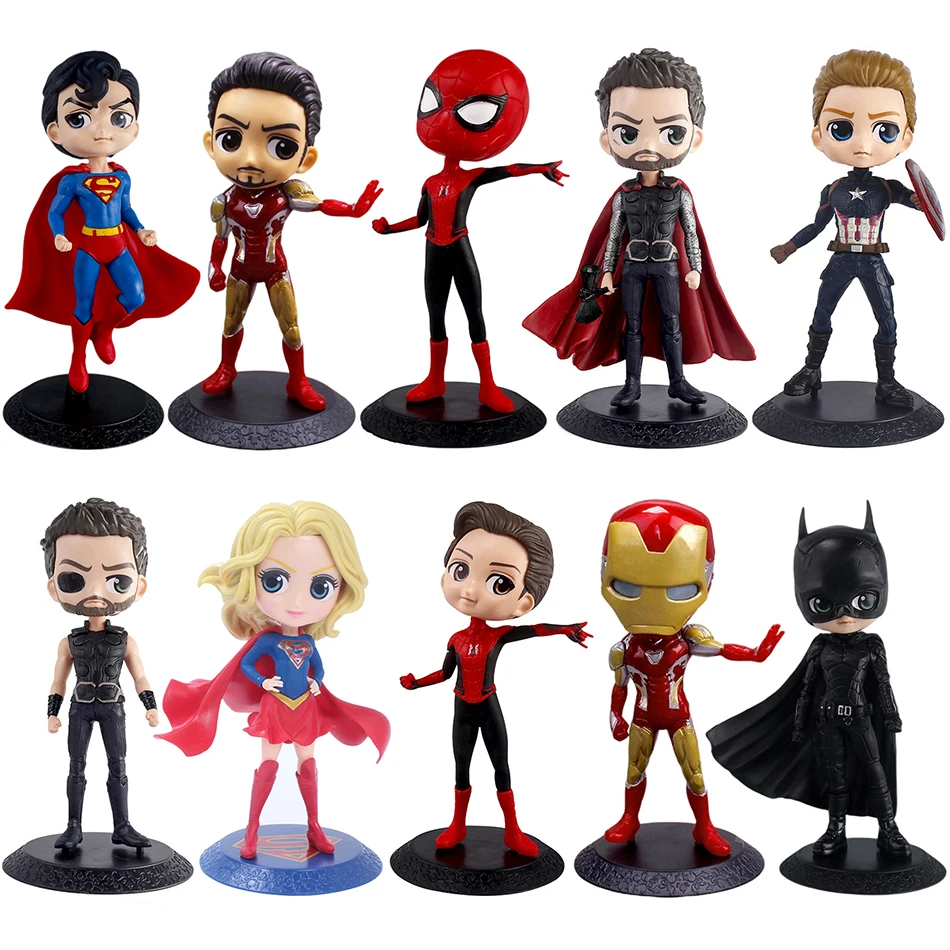 11 Pieces Of Disney&#39;s Avengers Characters Spider-Man Iron Man Captain Am... - £8.97 GBP+
