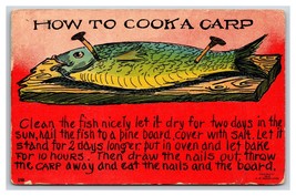 Fumetto How To Cook Un Carpa Coperta It Fuori Eat Il Board 1910 DB Cartolina R22 - £4.79 GBP