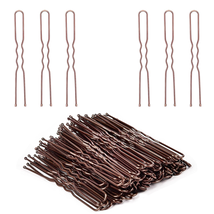 U Shaped Hair Pins,  2.4Inch Hair Pins for Women with Storage Box, Brown - $10.67