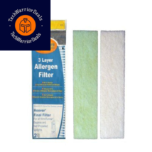 EnviroCare Premium Replacement 3 layer Final Vacuum Cleaner Filters Green  - £16.78 GBP