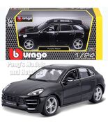 2016 Porsche Macan 1/24 Scale Diecast Model by Bburago - BLACK w/ BOX - €38,17 EUR