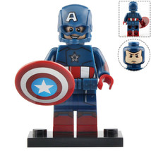 Captain America The Avengers (2012) Marvel Movies Minifigure Block Toy New - £2.33 GBP