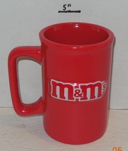 Red M&amp;M Coffee Mug Cup Ceramic - $14.50