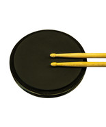 SKY 8 Inch Silent Drum Practice Pad Round Black Color by Sky Durable - €17,36 EUR
