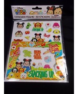 Disney Tsum Tsum Frame &amp; stickers 30 count NIP - $2.50