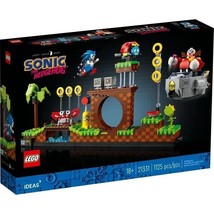 LEGO Ideas: Sonic the Hedgehog  Green Hill Zone (21331) NEW Sealed (Damaged Box) - £55.25 GBP