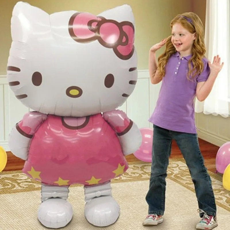 1-2pcs Sanrio Anime Hello Kitty 116cm Foil Balloon Kids Birthday Party - £6.93 GBP+