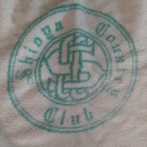 Vintage Shioya Country Club Japan Beach Towel - $15.87