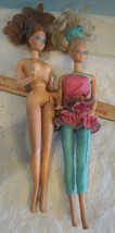 vintage Mattel Lot of 2 Barbie  blonde -RED HAIR 1966 - £14.35 GBP