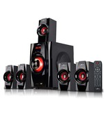 beFree Sound 5.1 Channel Surround Sound Bluetooth Speaker System- Red - $127.61 CAD
